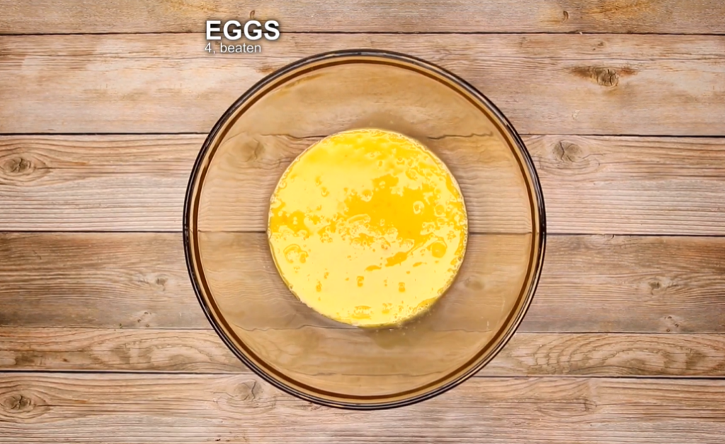 a bowl of egg yolk