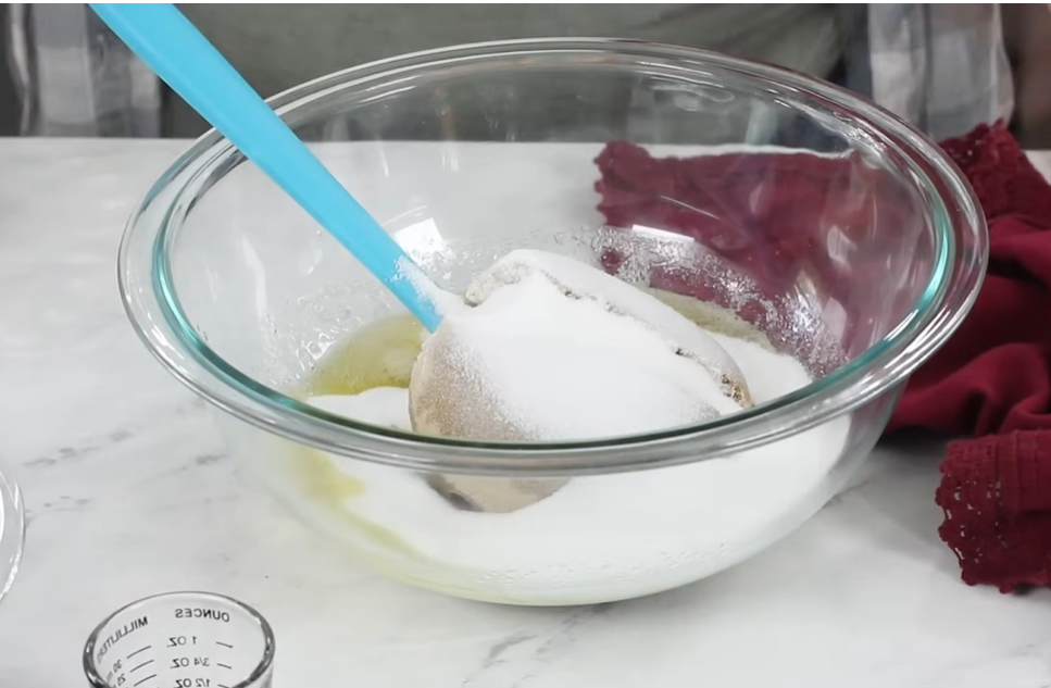 I add my light brown and white sugar directly to the pan with the browned butter, reduce the heat to very low (using a small burner), and whisk for 1-2 minutes.